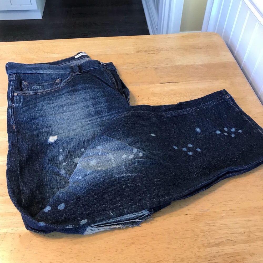 Banana Republic Very distressed jeans